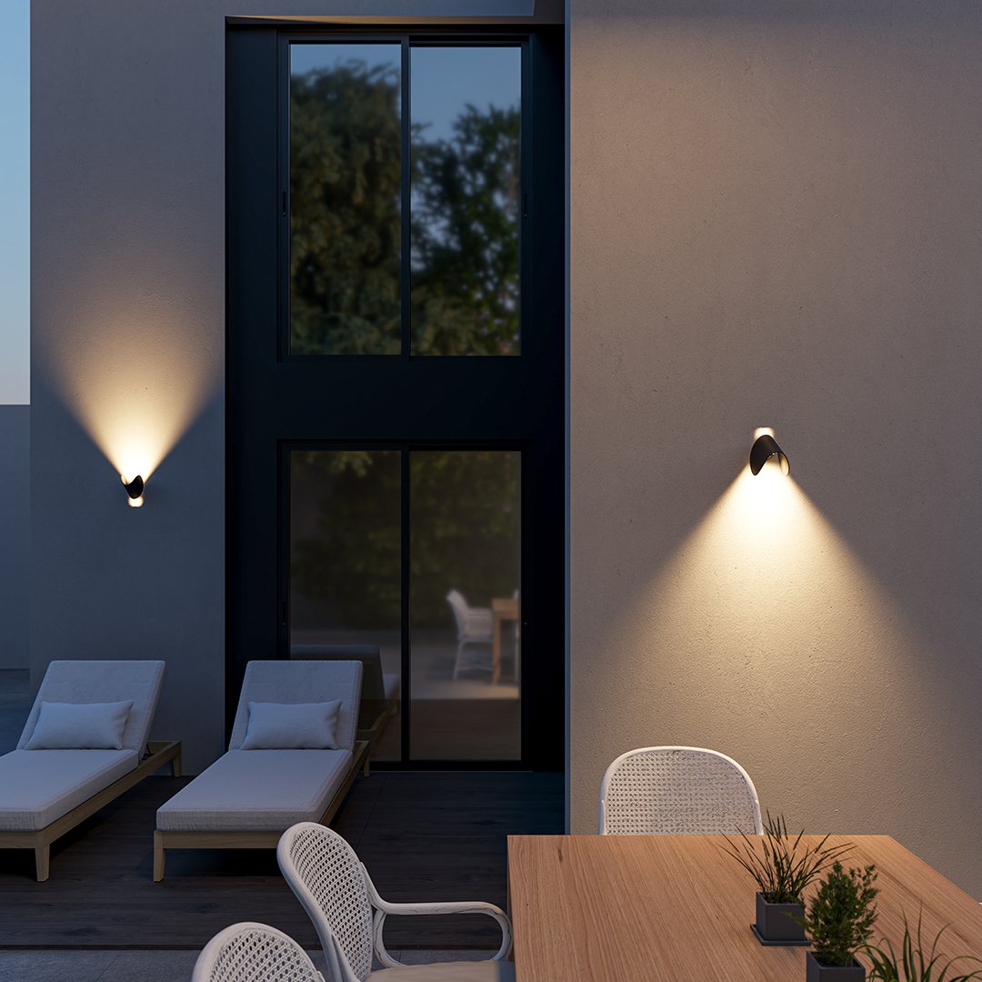 TwistArc Drehbare LED-Wandleuchte im Art-Déco-Stil – Ansicht 2 von 16