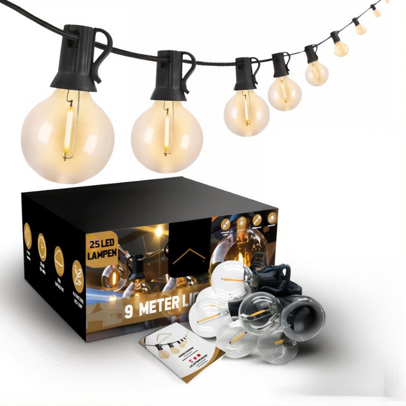 LumiGlow Wasserdichte LED-Lichterkette für Garten & Terrasse – Ansicht 6 von 11