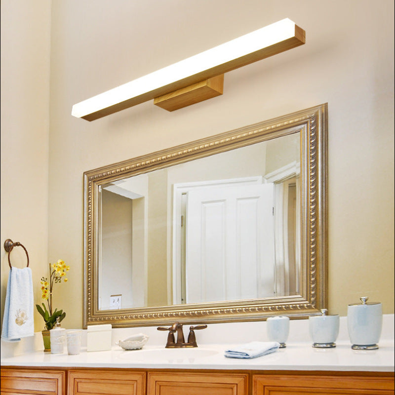 UmbraDawn LED-Wandleuchte in Holzoptik – Ansicht 2 von 7