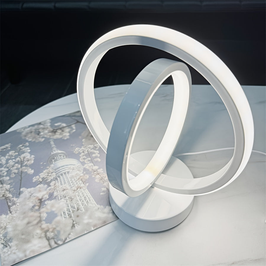 LumiVista Dimmbare USB-LED-Tischlampe – Tischleuchte aus Metall – Ansicht 8 von 9