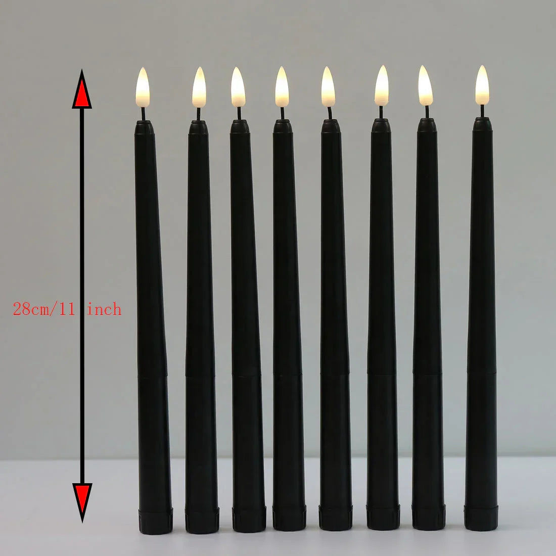 MidnightGlow Flammenlose LED-Kerzen mit Timer & Fernbedienung aus Stoff – Ansicht 11 von 11