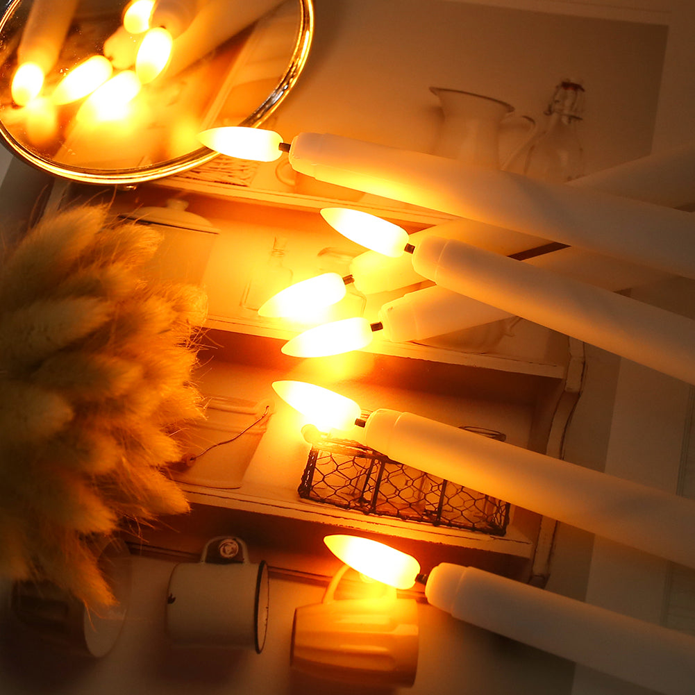 FlamoVela Flammenlose LED-Kronleuchterkerzen mit Fernbedienung – LED-Kerzen – Ansicht 8 von 9