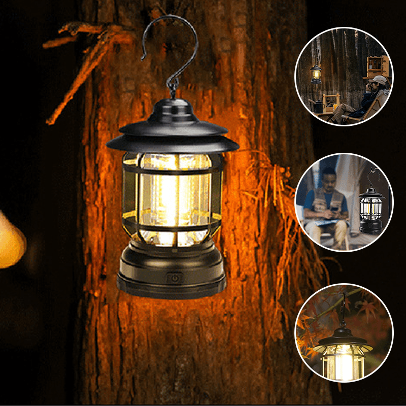 VitroFacet Tragbare Vintage-Campinglampe – Dekoleuchte – Ansicht 13 von 16