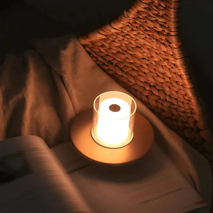 LumiFlame Induktive LED-Kerzenlampe für drinnen & draußen – Ansicht 18 von 20