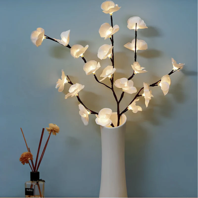 SilvaLux Kabelloser LED-Lichterzweig, biegsam & warmweiß – Lichterkette – Ansicht 20 von 23