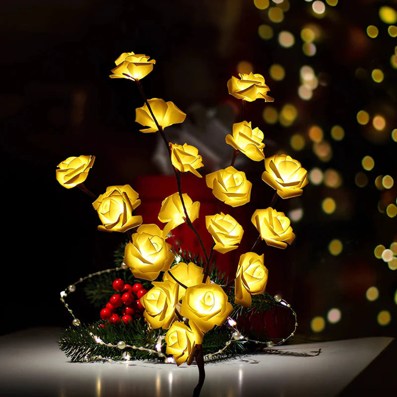 SilvaLux Kabelloser LED-Lichterzweig, biegsam & warmweiß – Lichterkette – Ansicht 9 von 23