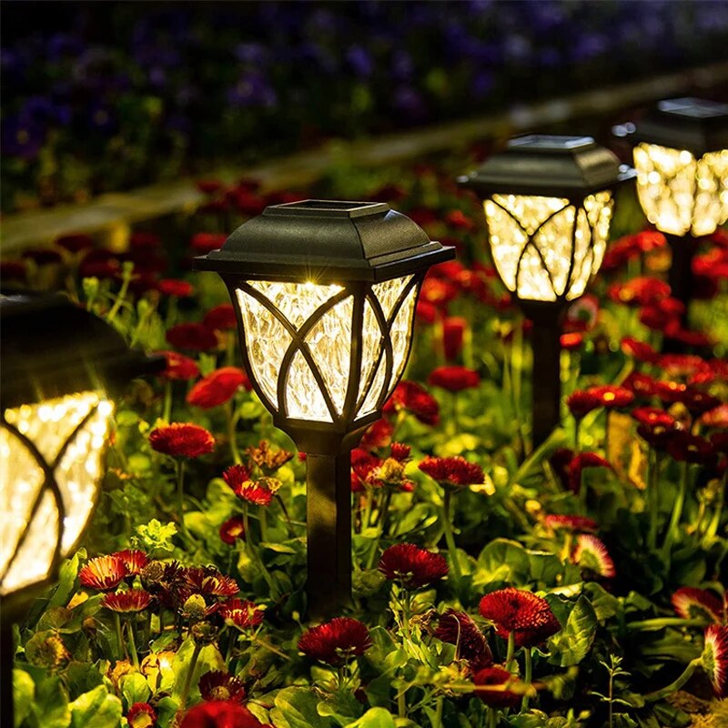 GartenGlanz Solar Wegeleuchten fürs Blumenbeet – Solarleuchte – Ansicht 3 von 7