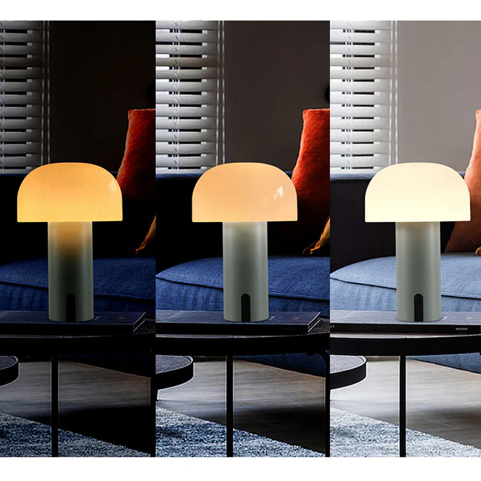 GlowCap Dimmbare LED-Pilzlampe mit Touch-Steuerung – Dekoleuchte – Ansicht 15 von 18