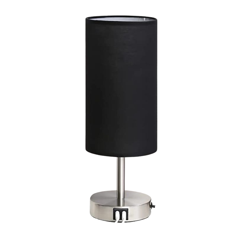 WendaDome Dimmbare Touch-Tischleuchte mit USB-Anschluss aus Holz – Ansicht 4 von 24