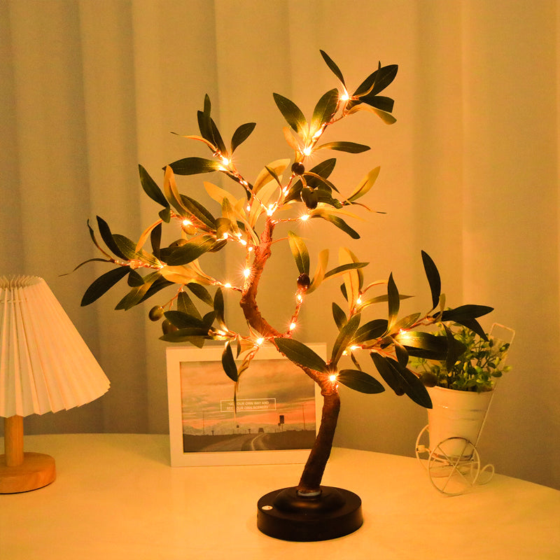 AurumZweig LED-Baumlampe mit Warmlicht in Gold – Dekoleuchte – Ansicht 5 von 8