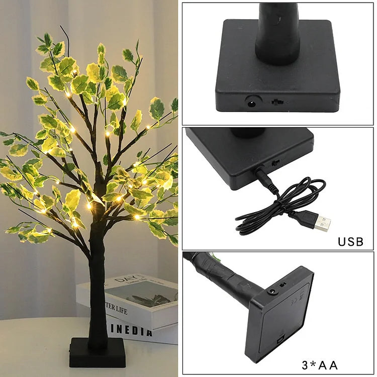 GlowPine LED-Baumleuchte im Weihnachtsstil – Weihnachtsbeleuchtung