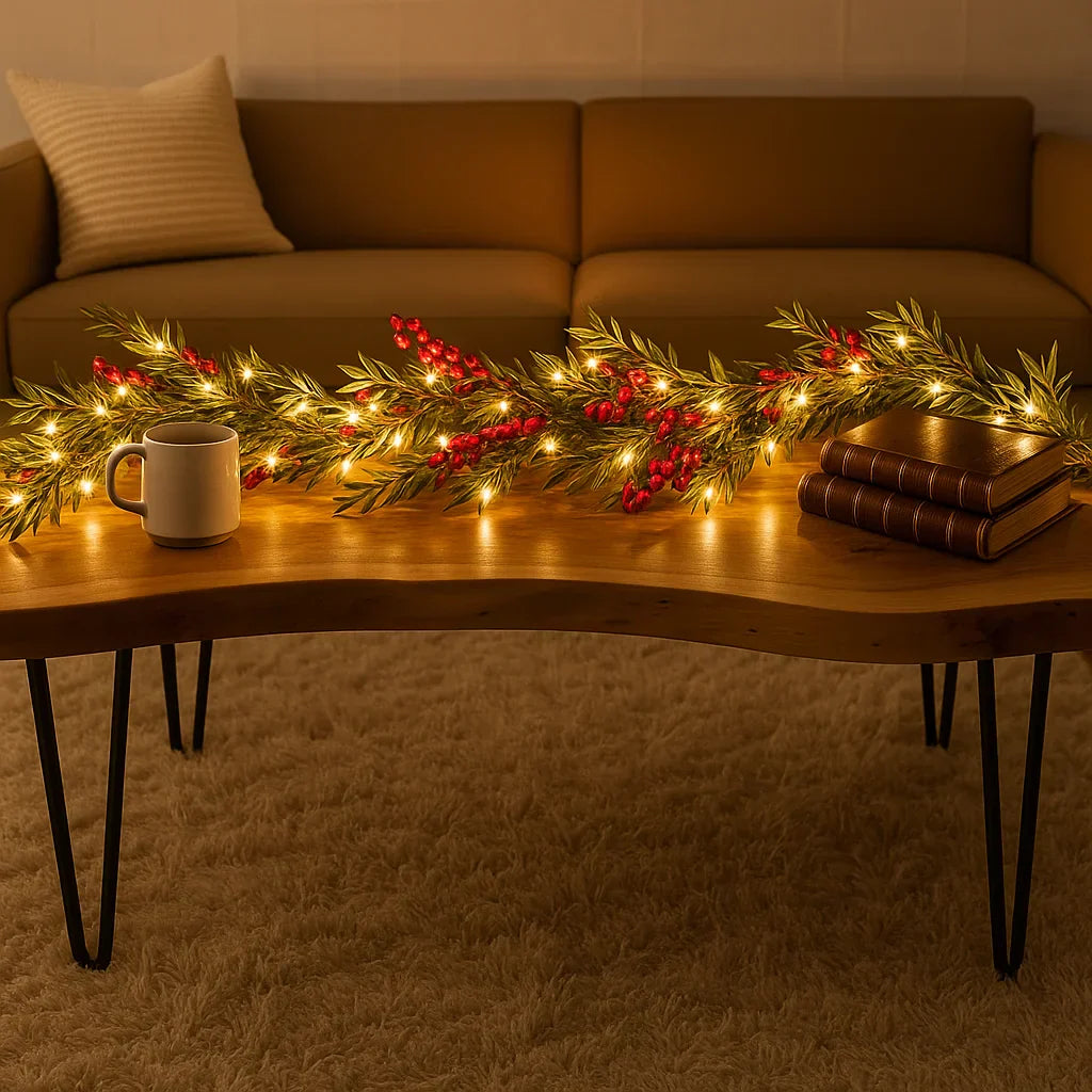 GlowBerry LED-Beerengirlande mit Fernbedienung – Lichterkette – Ansicht 5 von 7