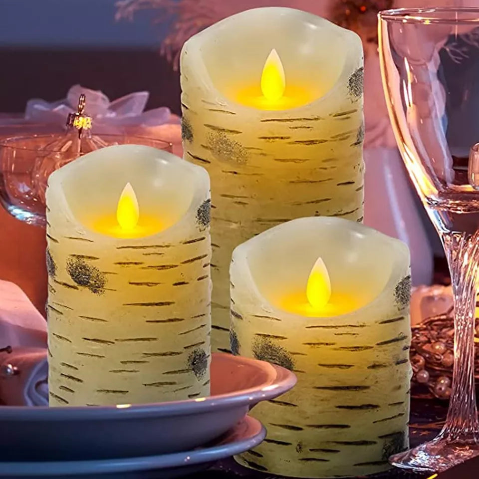 GlowFlame LED-Kerzen-Set mit Flackereffekt – Ansicht 6 von 11