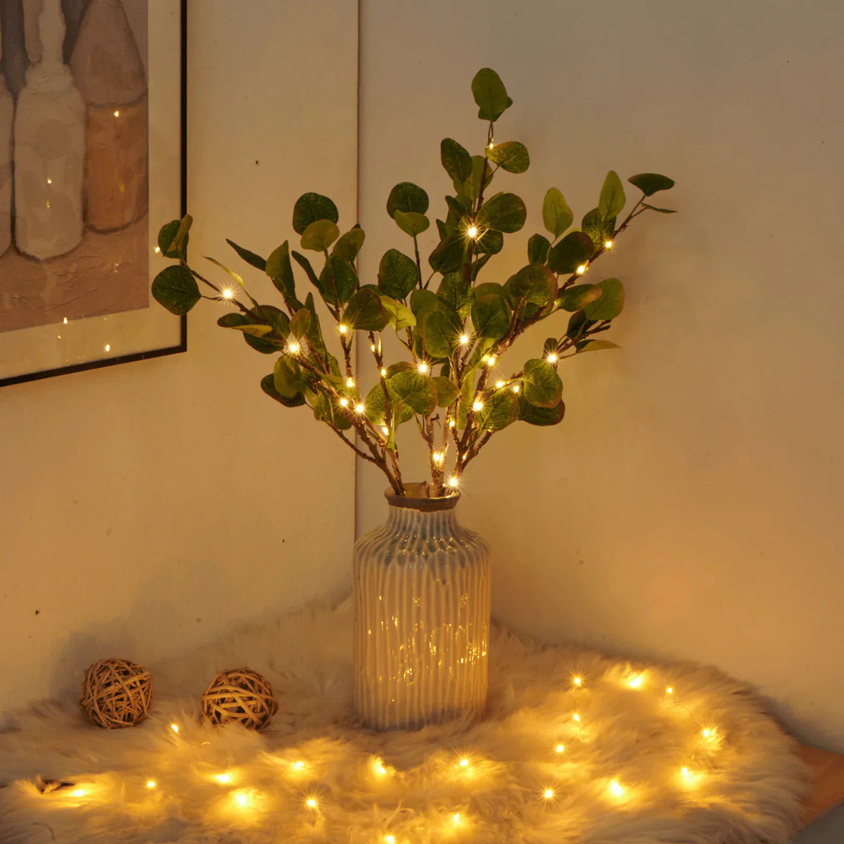 SilvaLux LED-Lichterzweig für Vasen mit Warmweißlicht – Lichterkette – Ansicht 8 von 8