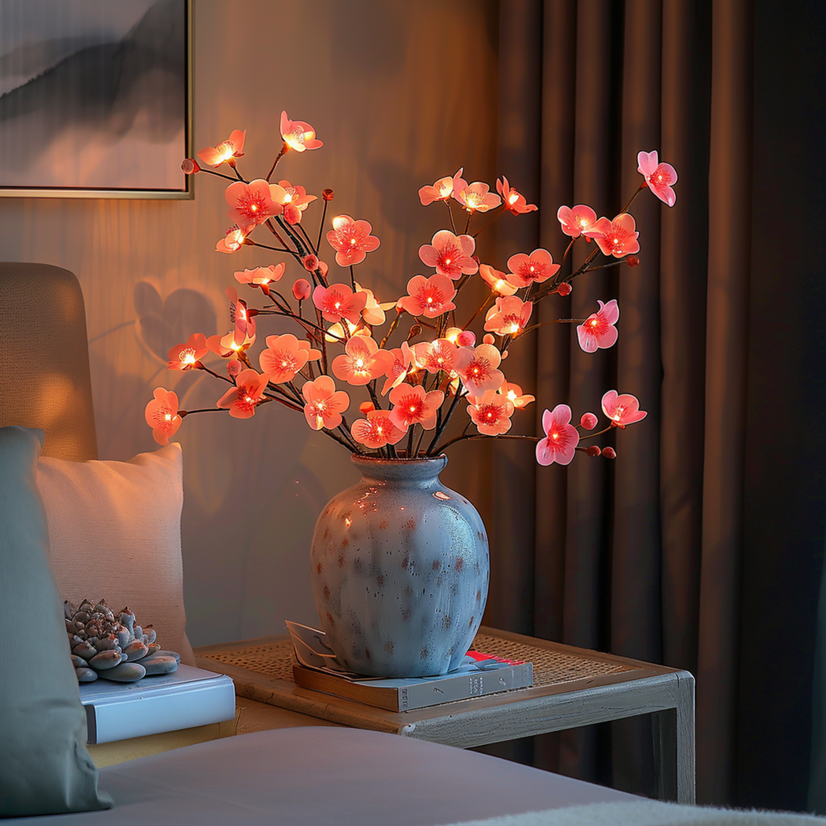 OlivoGlow LED-Lichterzweig mit warmweißem Glanz – Lichterkette – Ansicht 2 von 8