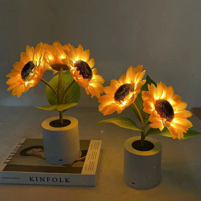 Sonnablum LED Tischlampe im Blütendesign – Tischleuchte – Ansicht 9 von 18