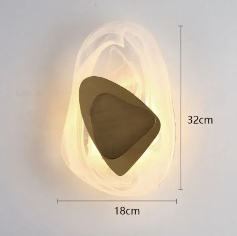 DracoMist Moderne LED-Wandleuchte mit wählbarer Lichtfarbe – Ansicht 13 von 13
