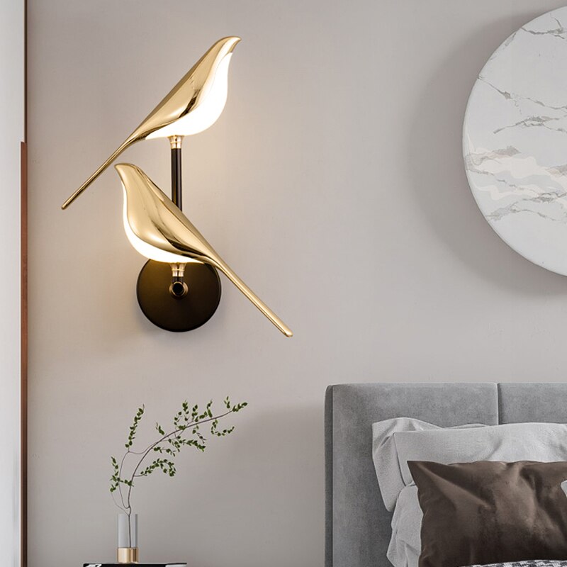 FinkLux LED-Vogel-Wandleuchte mit Akku – Ansicht 8 von 11
