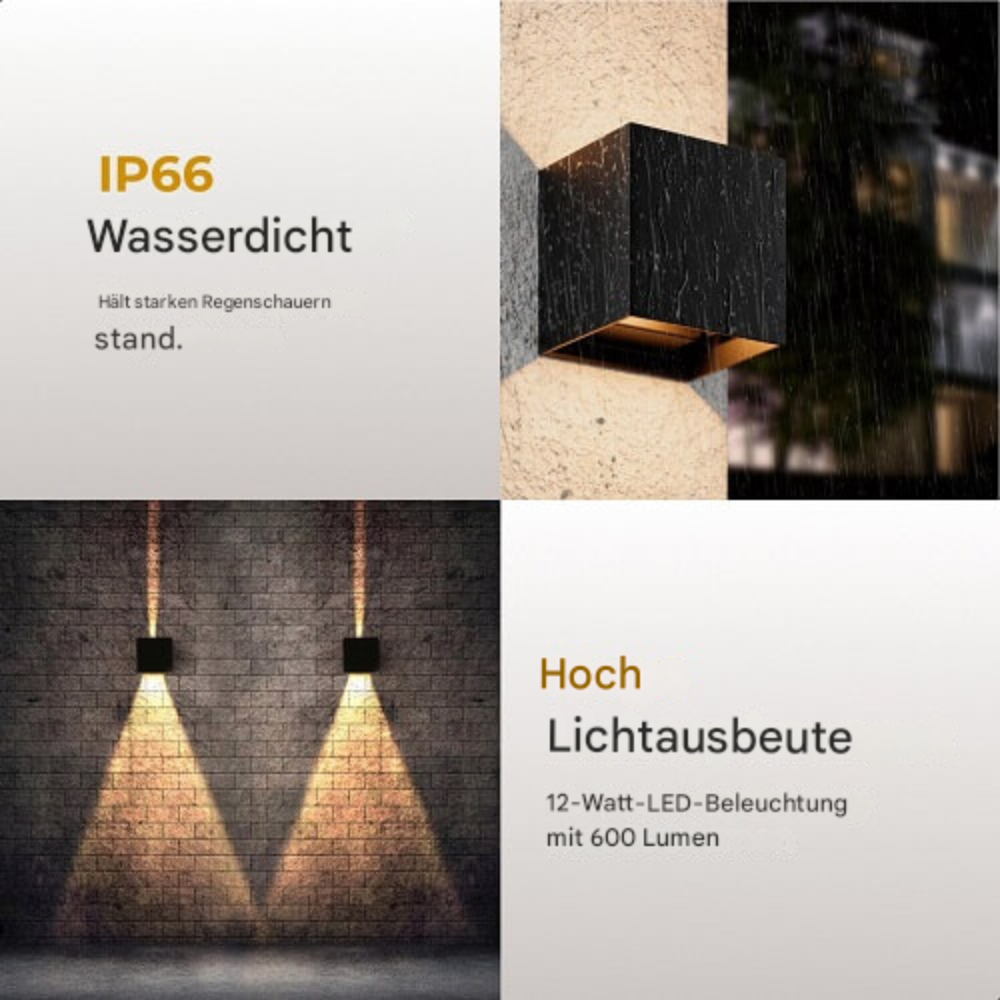 Evolto LED Außenwandleuchte – Ansicht 4 von 8