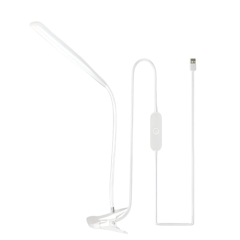 ClipLux LED-Schreibtischlampe mit Schwanenhals und Klemme – Ansicht 4 von 5