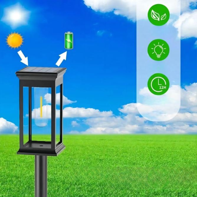 SolarLinea Solar-Lichterkette für Gartenwege – Solarleuchte – Ansicht 8 von 11