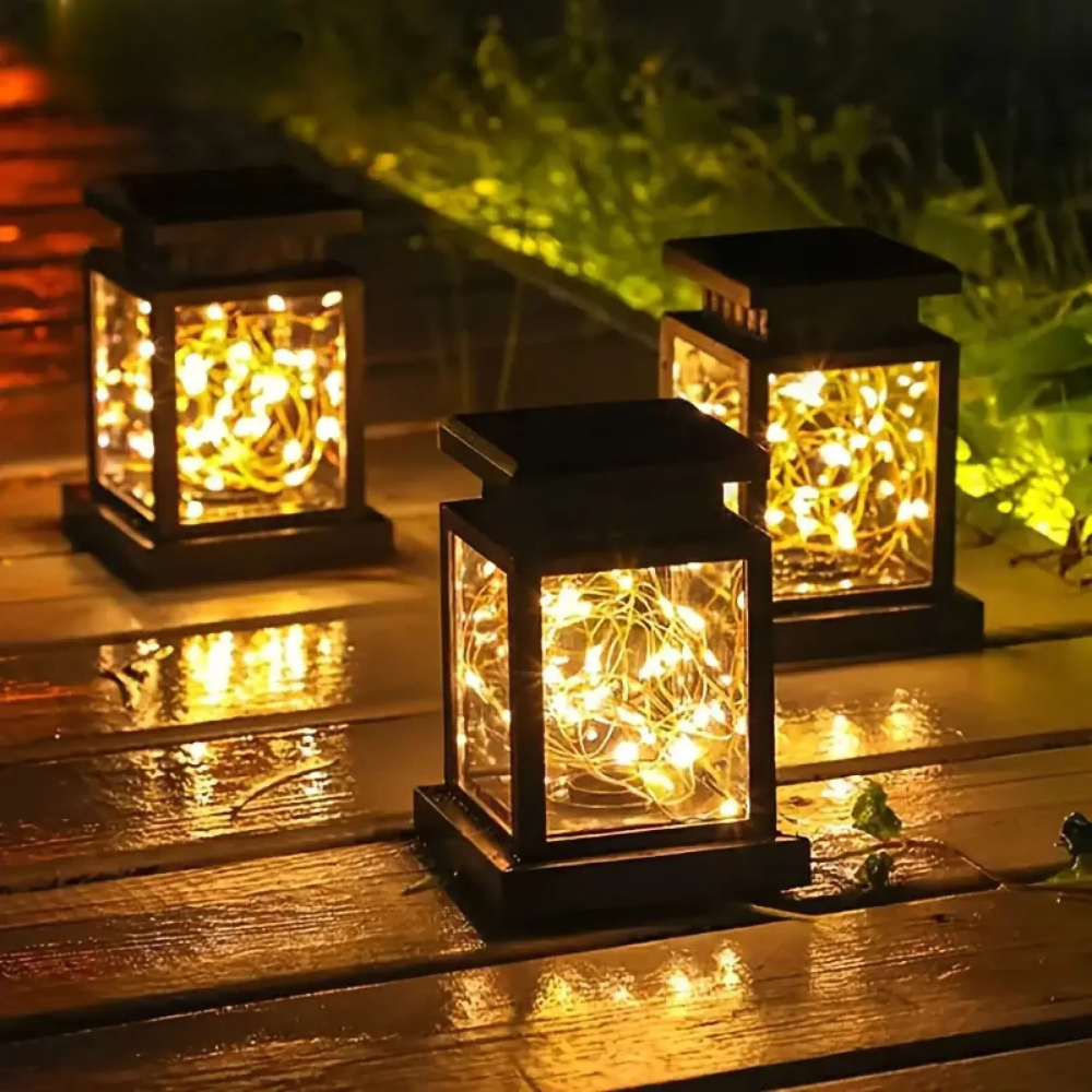 Lantio Solar Vintage Laterne – Solarleuchte