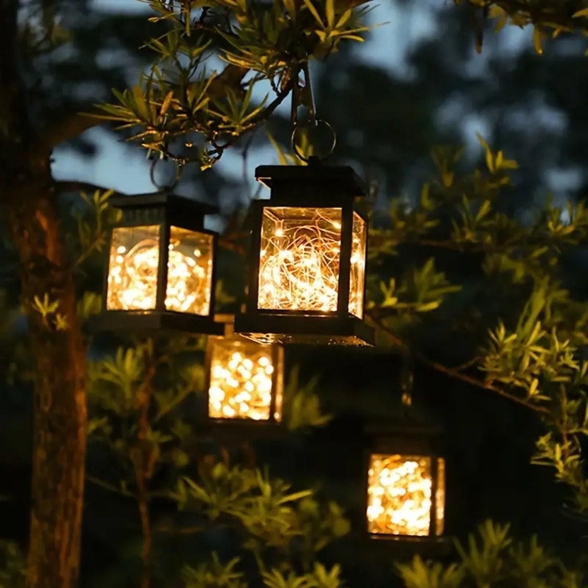 MarmoCoast Solar Lichtwürfel mit warmweißem Glanz – Solarleuchte – Ansicht 7 von 14