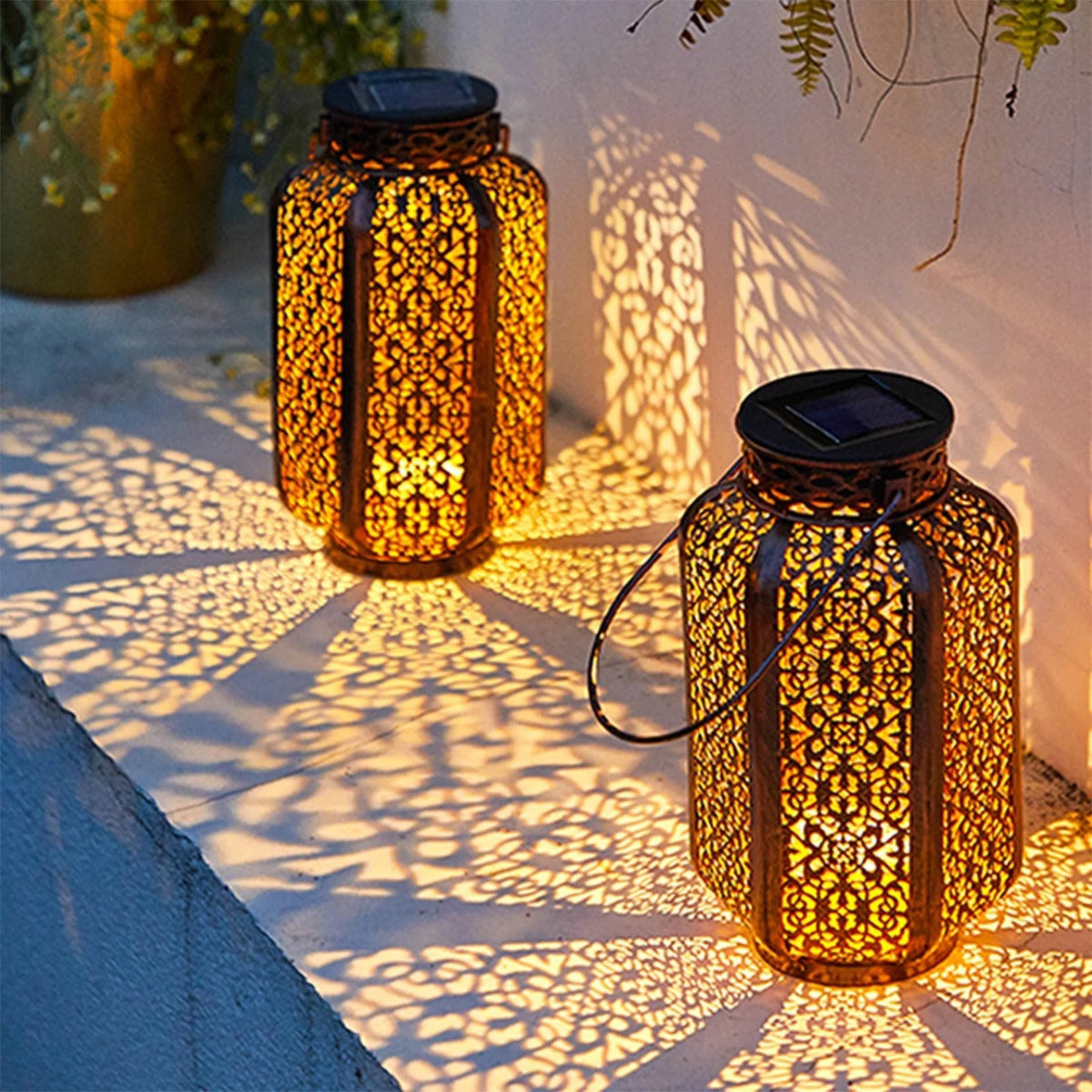 Solunia Vintage Solarlaterne für den Garten – Solarleuchte – Ansicht 2 von 6