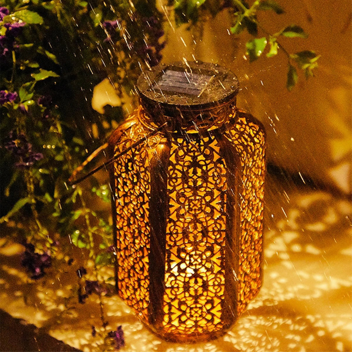 Solunia Vintage Solarlaterne für den Garten – Solarleuchte – Ansicht 3 von 6