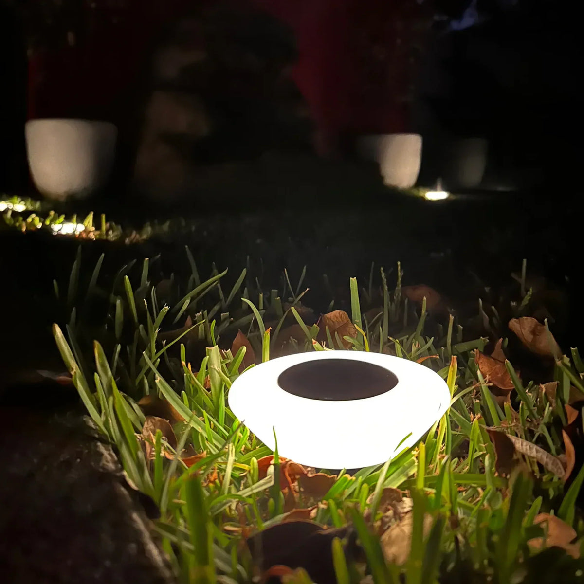 LumiSpot Solar-Bodenstrahler für Einfahrt & Garten – Solarleuchte aus Stoff – Ansicht 5 von 7