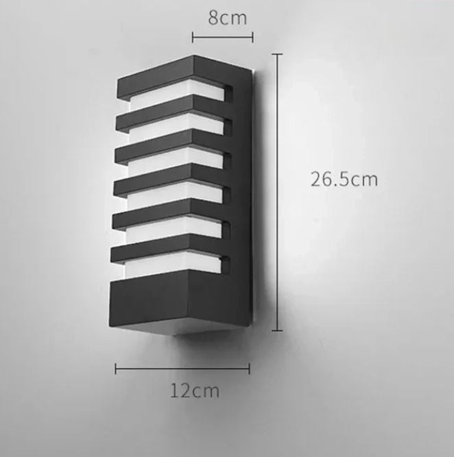 LiraLine Aluminium LED-Wandleuchte mit Farbwahl – Ansicht 11 von 11